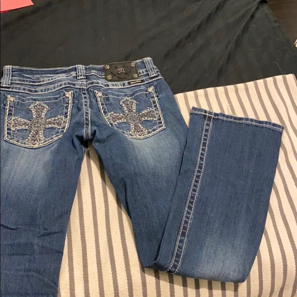 Miss Me boot cut jeans size 28